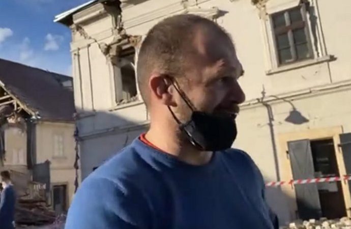 Zemljotres u Hrvatskoj-potresni interviju s čovjekom, koji je oživljavao djevojčicu