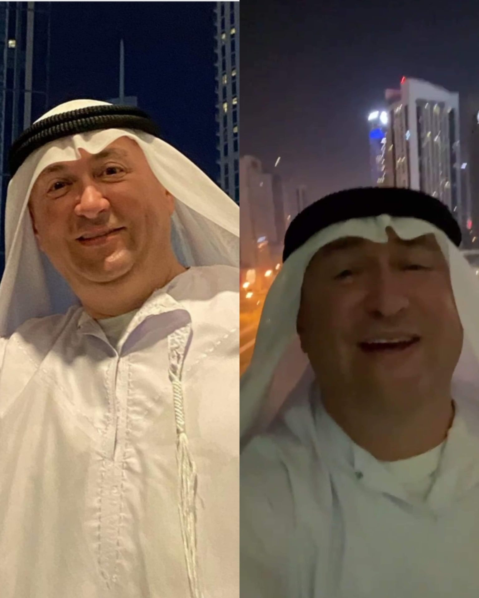 Đani se u Dubaiju obukao kao šeik, a zatim zapjevao na balkonu,osvojio je internet-Pogledajte kako je sve to izgledalo