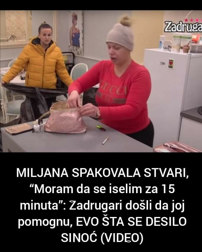 Nakon brijanja glave Miljana Kulić donijela je još jednu važnu odluku