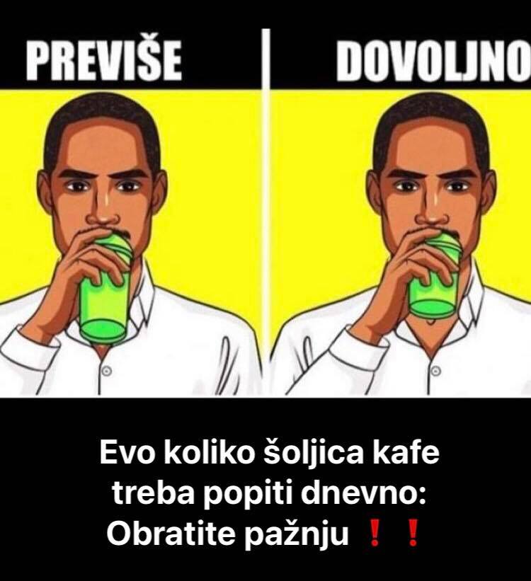 Koliko šoljica kafe pijete dnevno, koliko je previše a koliko je dovoljno