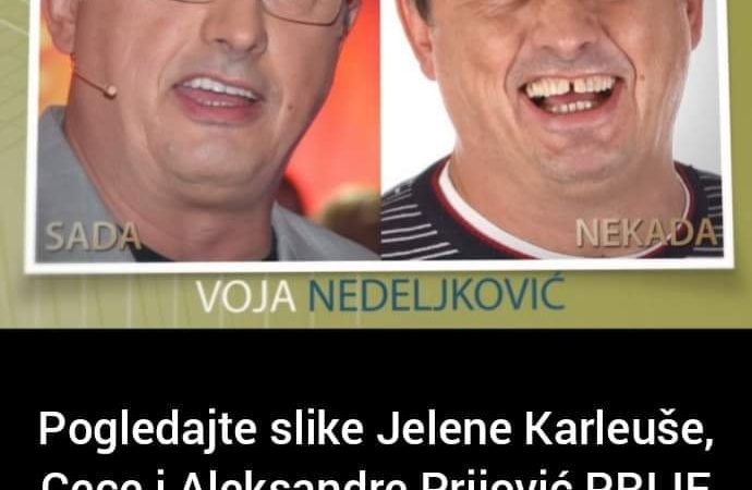 Lijepi zubi mogu promijeniti izraz lica, pogledajte slike Jelene Karleuše, Cece i Aleksandre Prijović prije nego što su uradile zube