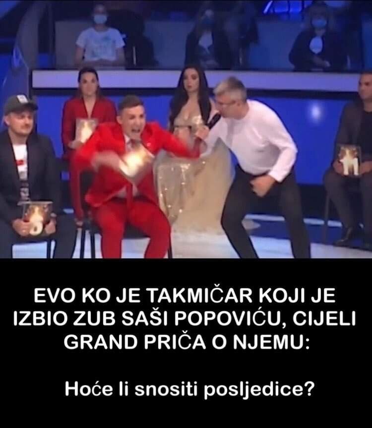 Pogledajte ko je pjevač, koji je izbio zub Saši Popoviću