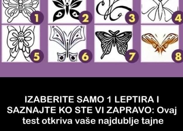 Pogledajte koja ste vi ličnost na osnovu izbora leptira
