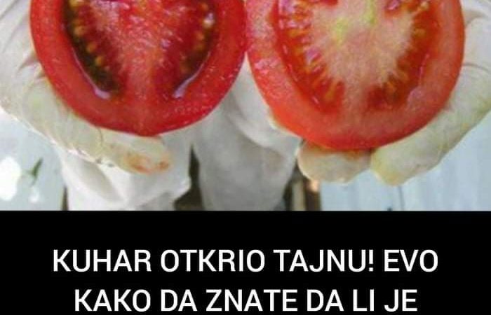 Način kako da saznate dali je paradajz domaći ili ne