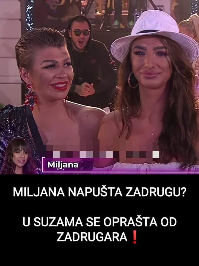 Miljana Kulić ispada iz Zadruge 4-pogledajte njenu reakciju