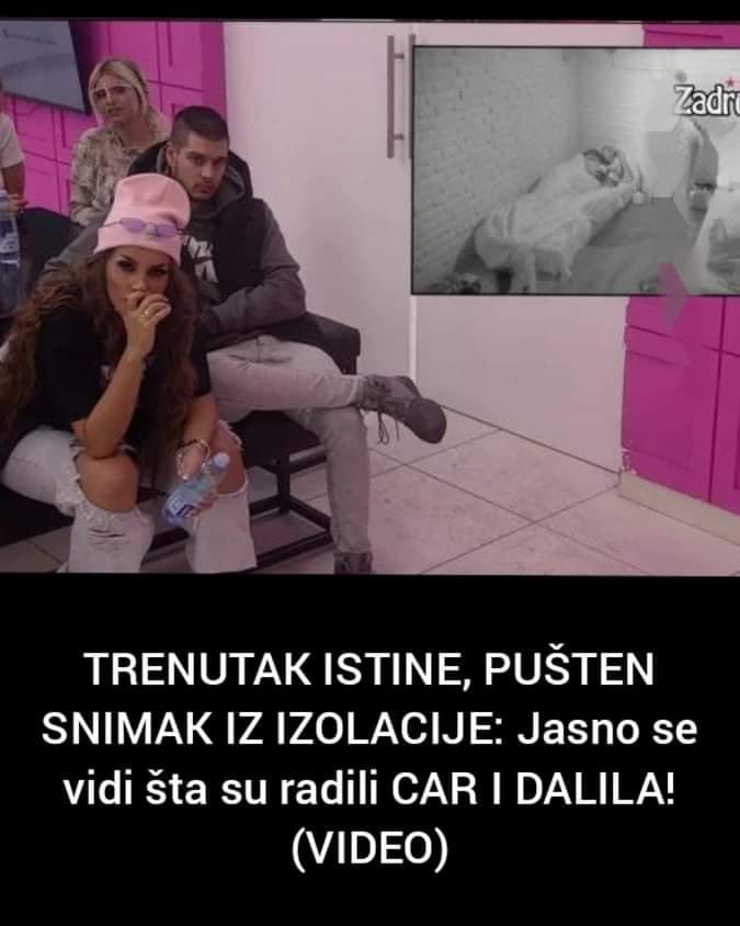 Pogledajte sta se desavalo izmedju Dalile i Cara