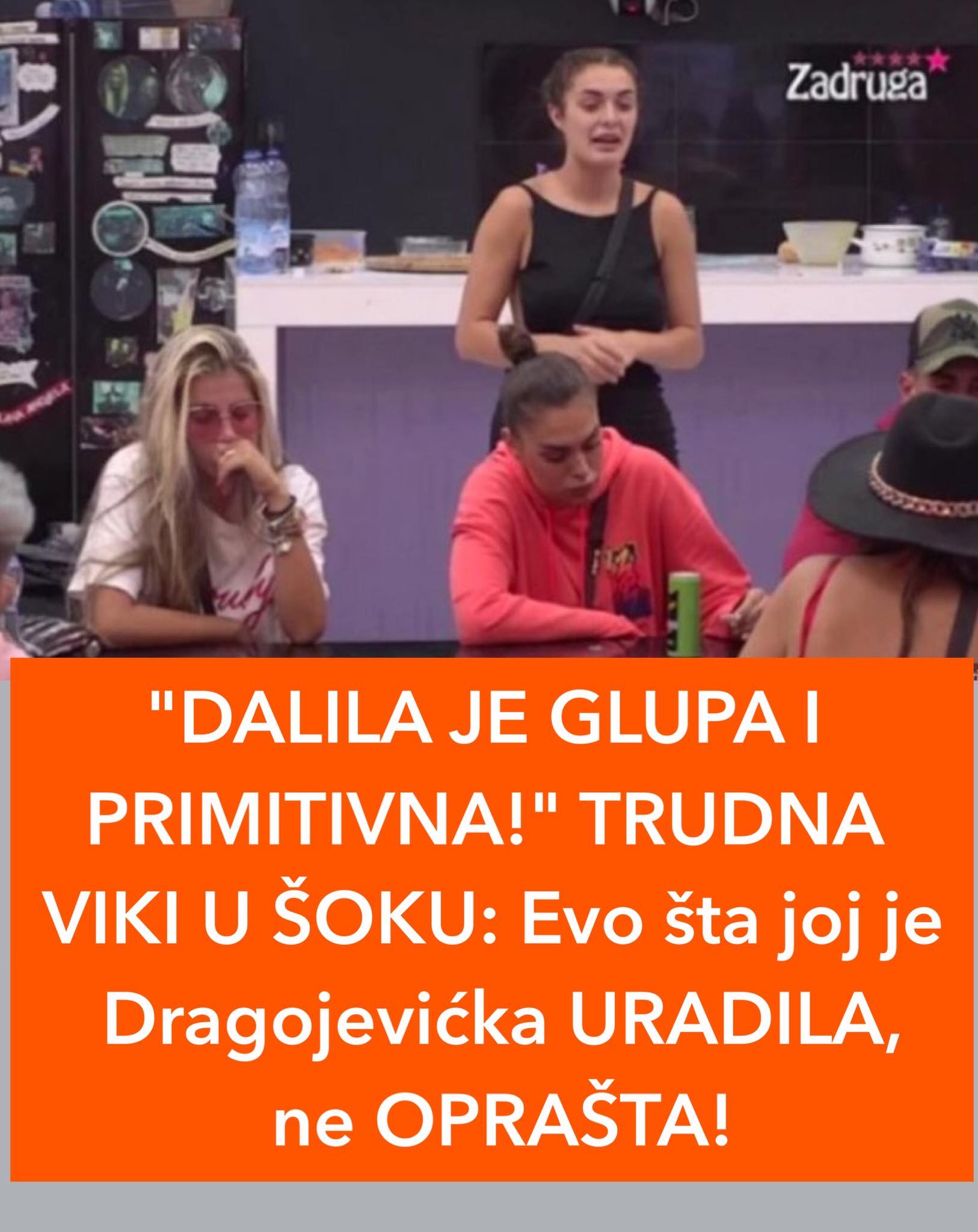 POGLEDAJTE ŠTA JE VIKI REKLA DALILI I ZAŠTO JE POSLALA U IZOLACIJU