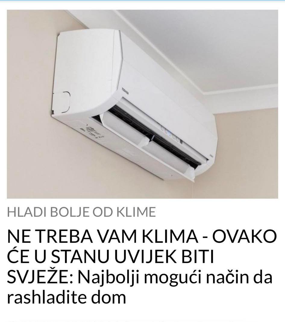 POGLEDAJTE NA KOJE NACINE DA RASHLADITE STAN BEZ UPOTREBE KLIME