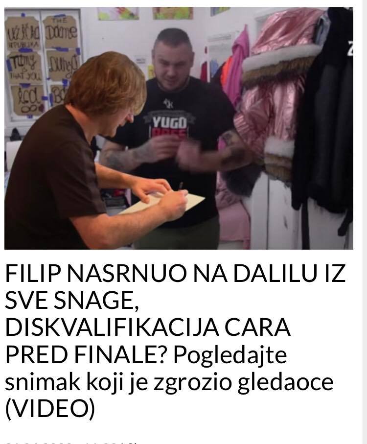 DISKVALIFIKACIJA CARA PRED FINALE NASRNUO NA DALILU