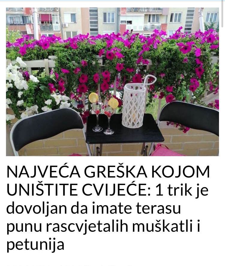 POGLEDAJTE KAKO UNISTITE CVIJECE