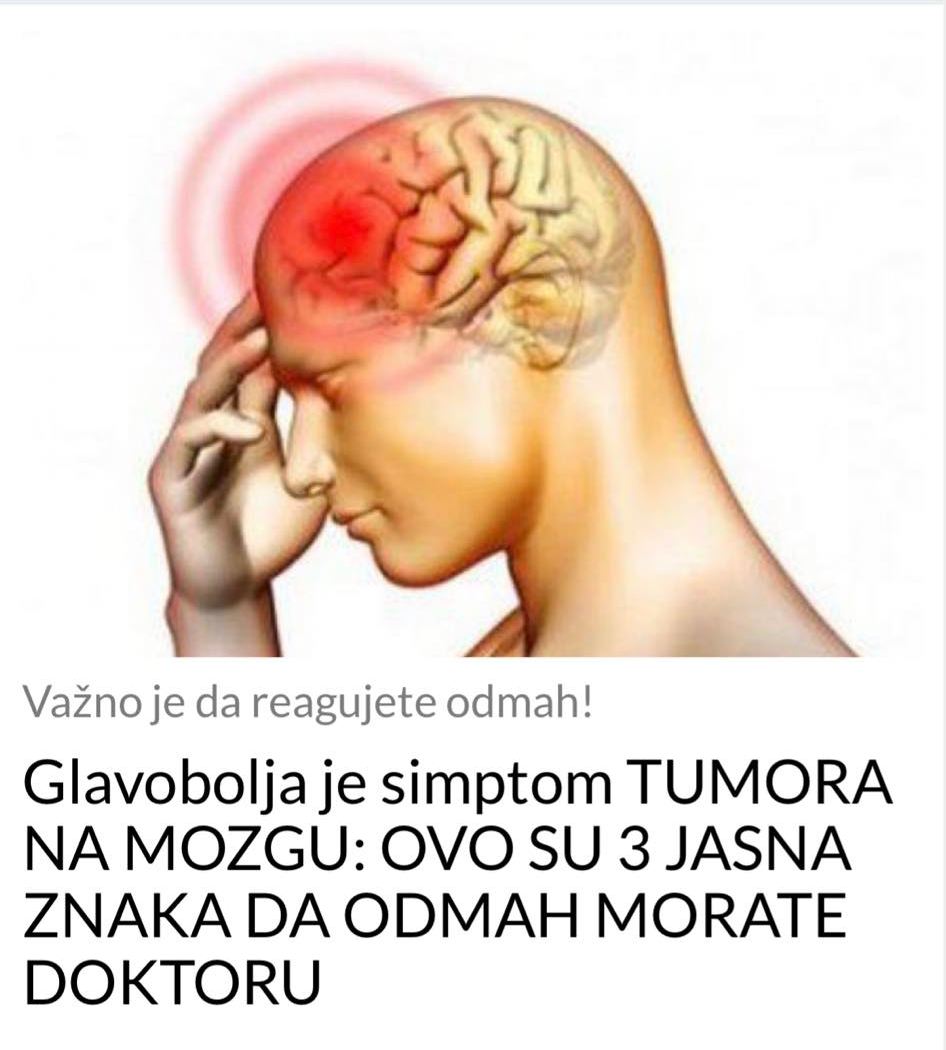 POGLEDAJTE 3 JASNA ZNAKA DA ODMAH MORATE DOKTORU