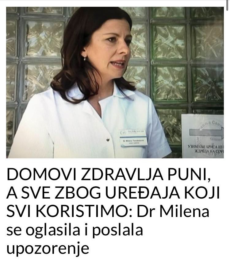 DR MILENA SE OGLASILA ZBOG KORISTENJA OVOG UREĐAJA, UPOZORENJE