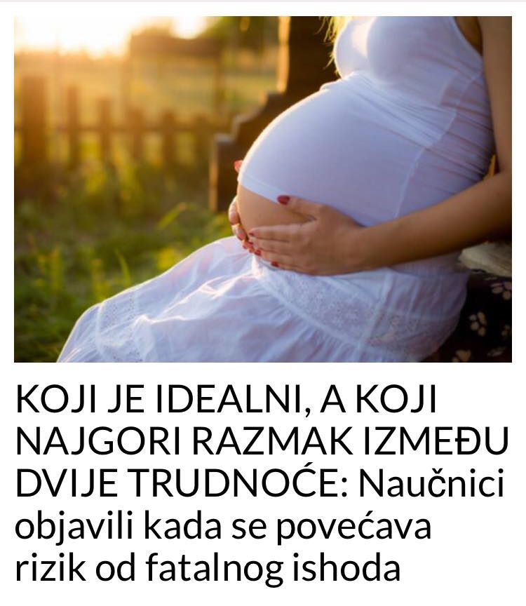 POGLEDAJTE KOJI JE IDEALNI RAZMAK IZMEĐU TRUDNOĆA