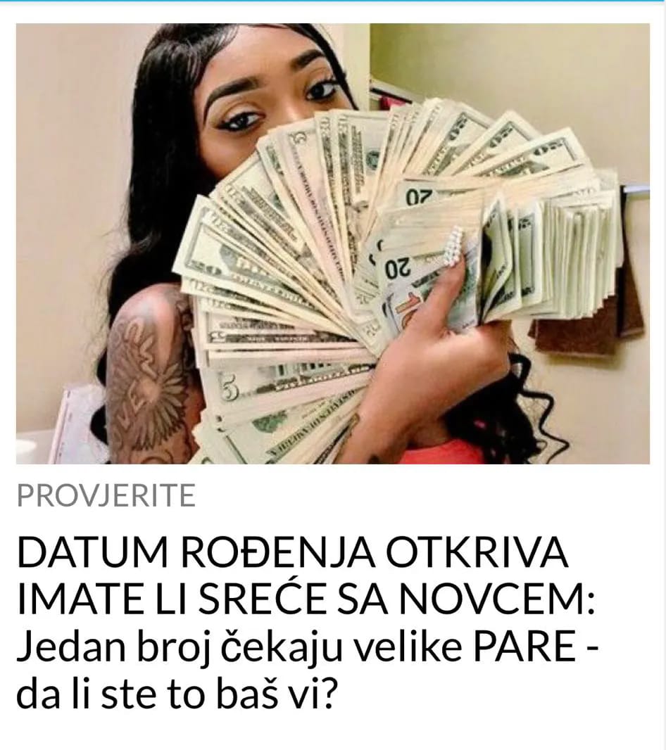 VAS DATUM RODENJA OTKRIVA DA LI IMATE SRECE SA NOVCEM