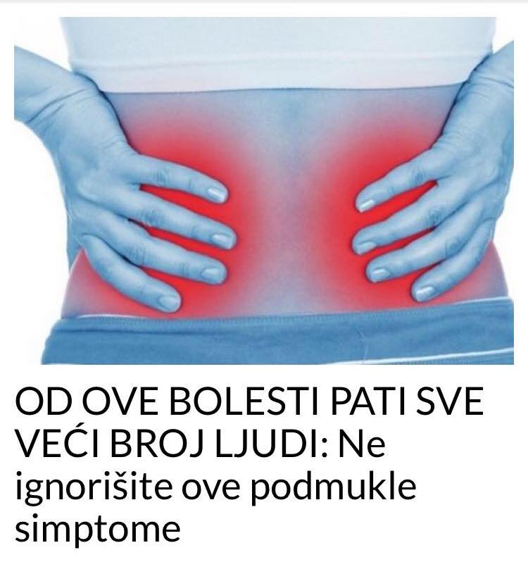 POGLEDAJTE OD KOJE BOLESTI PATI SVE VISE LJUDI