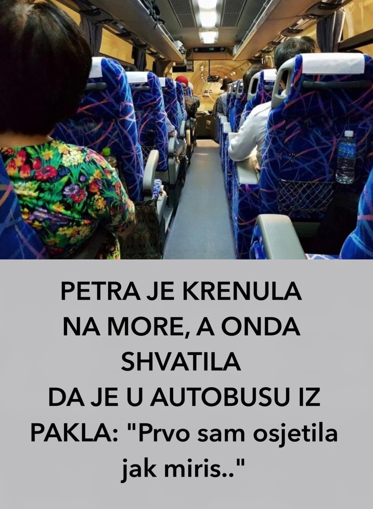 KRENULA NA PUTOVANJE MEDJUTIM BRZO SE POKAJALA