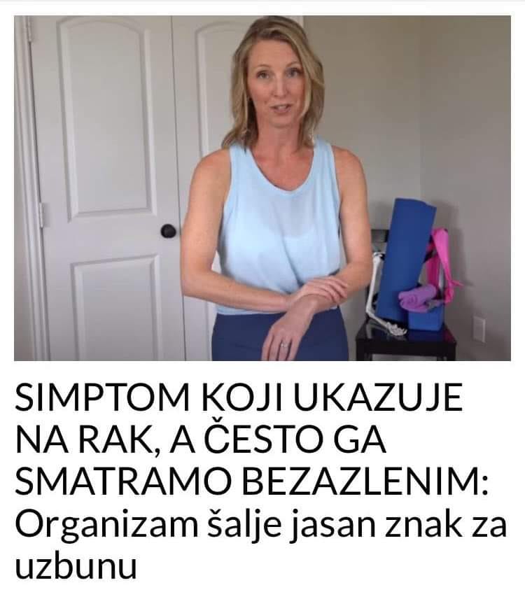 POGLEDAJTE KOJE SIMPTOME RAKA SMATRAMO BEZAZLENIM A ORGANIZAM NAS UPUCUJE NA TO