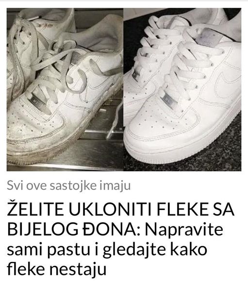 EVO KAKO UKLONITI FLEKE SA BIJELOG DJONA