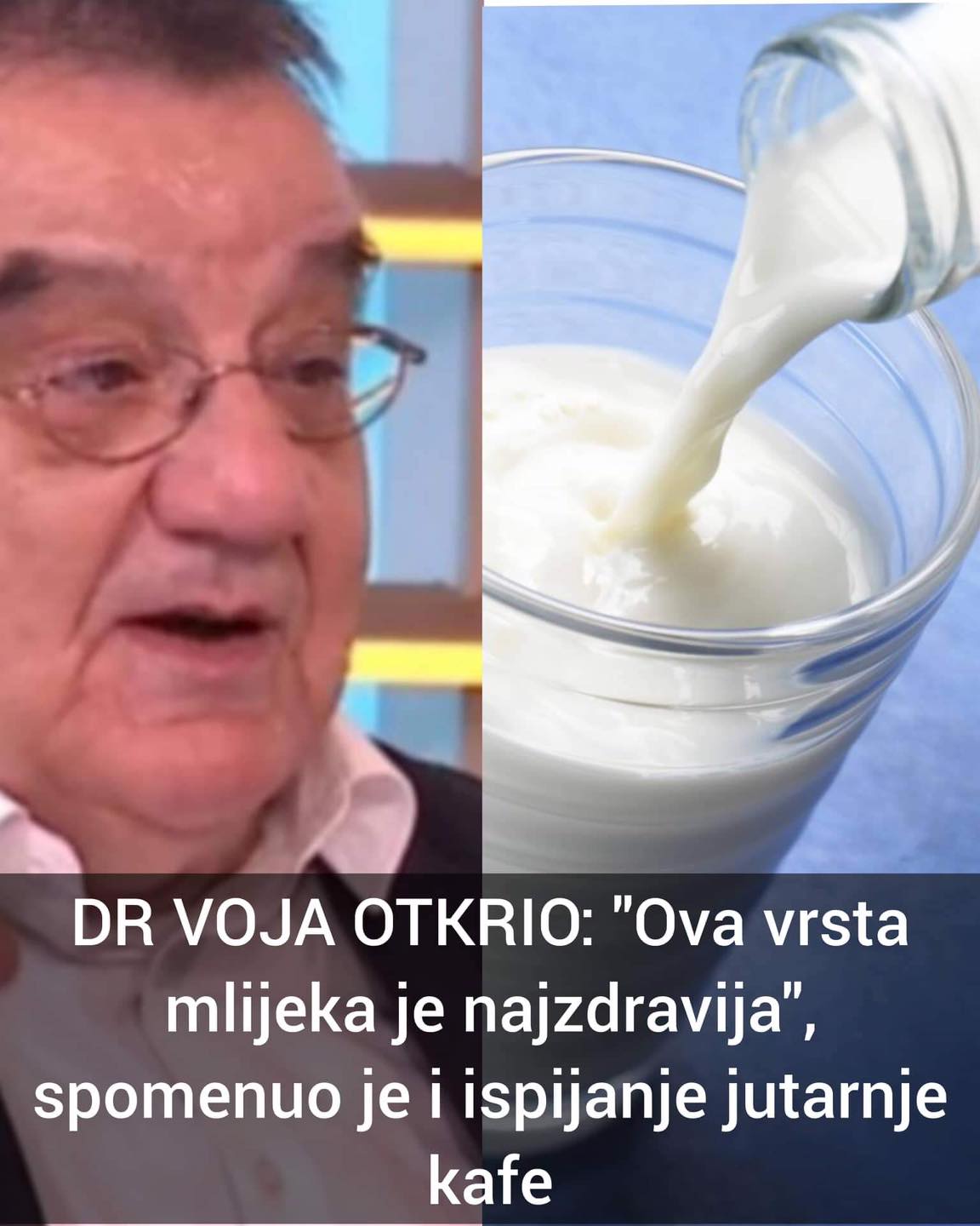 POGLEDAJTE KOJA VRSTA MLIJEKA JE NAJZDRAVIJA