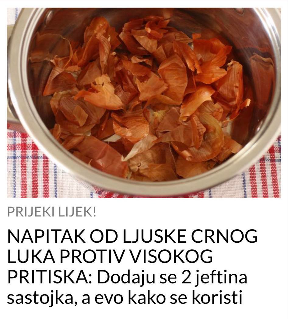 NAPITAK OD LJUSKE LUKA PROTIV VISOKOG PRITISKA