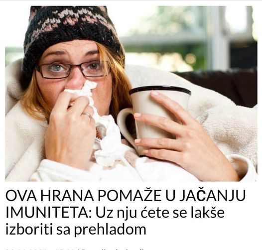 ŠTA DA JEDETE DA BI OJAČALI IMUNITET