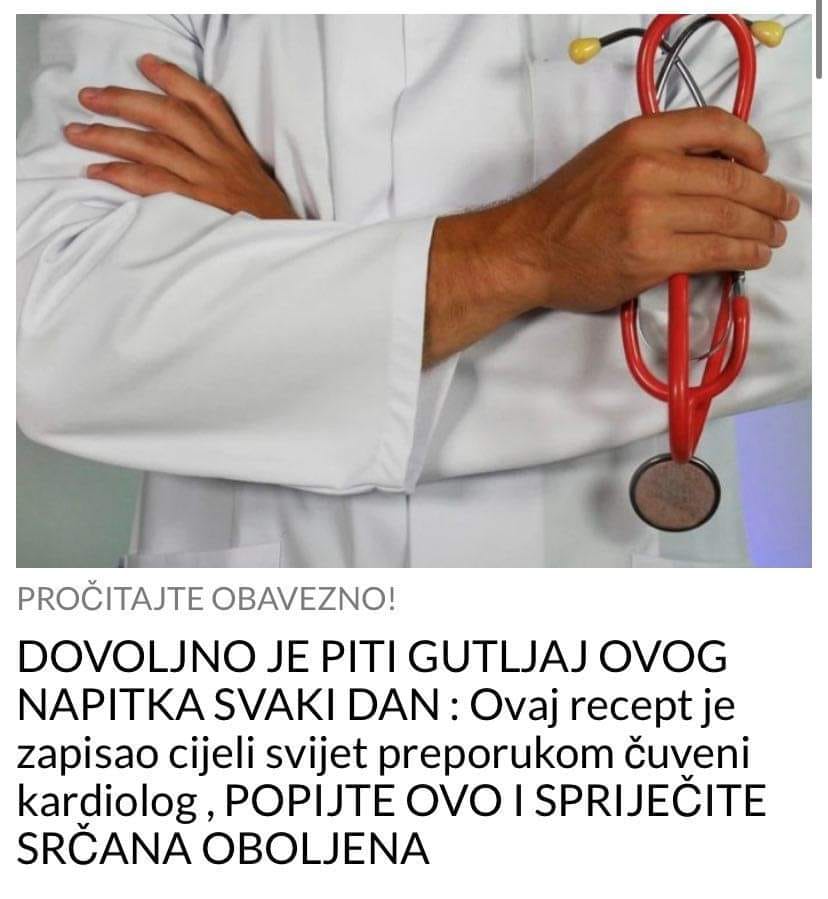 DOVOLJNO JE PITI GUTLJAJ OVOG NAPITKA SVAKI DAN: