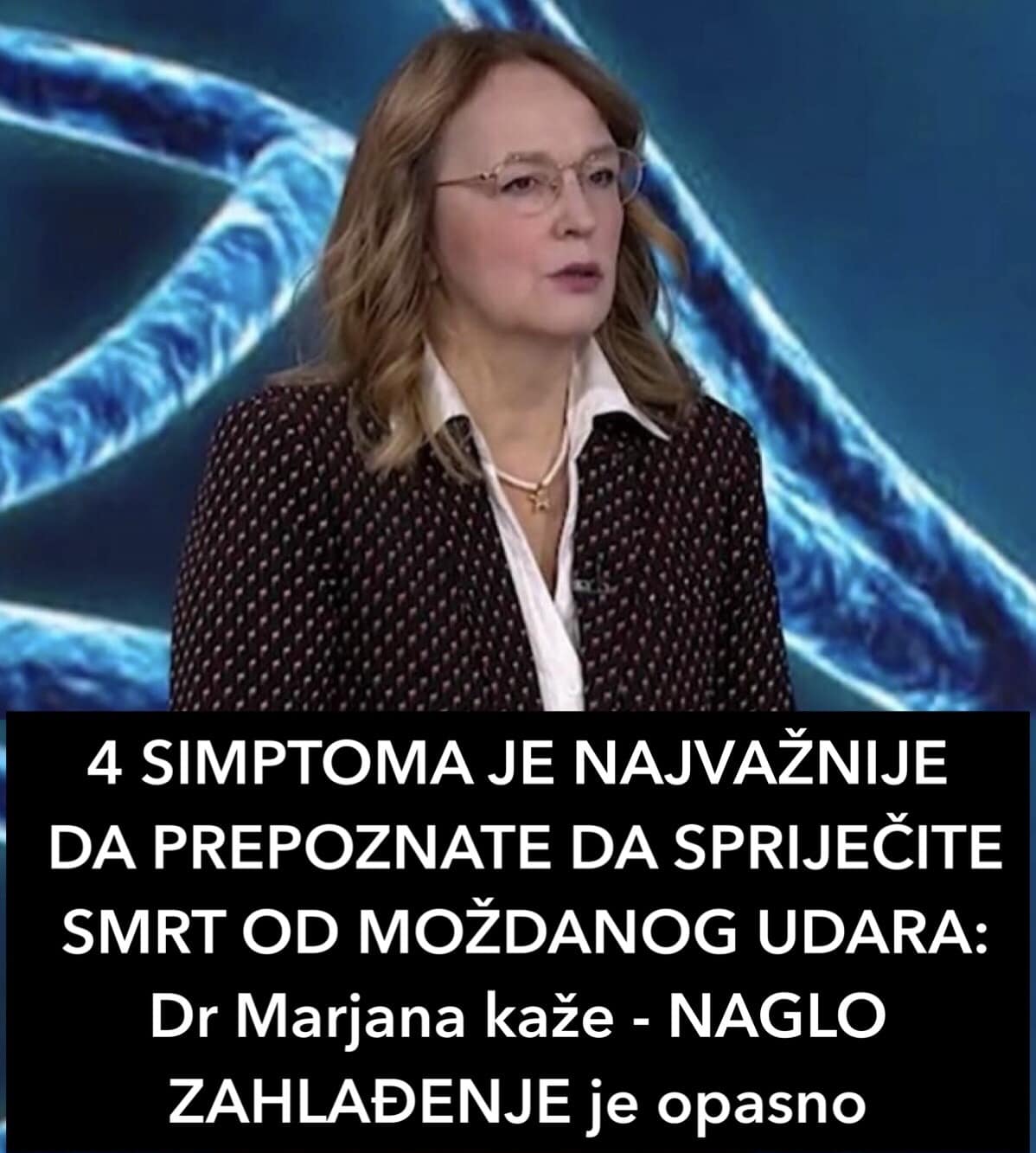 POGLEDAJTE KOJI SU SIPTOMI NASTANKA MOZDANOG UDARA