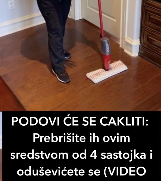 POGLEDAJTE NAJBOLJE SREDSTVO ZA CISCENJE PODOVA!