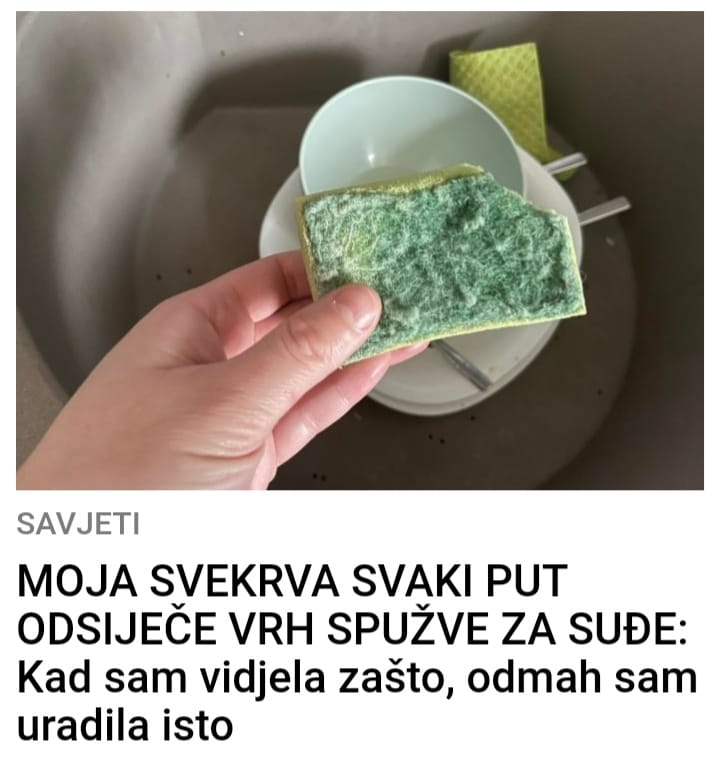 POGLEDAJTE  TRIK SA SPUZVOM ZA SUDJE