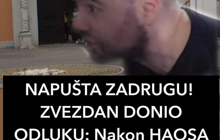 POGLEDAJTE KO NAPUSTA ZADRUGU,ŠOK!