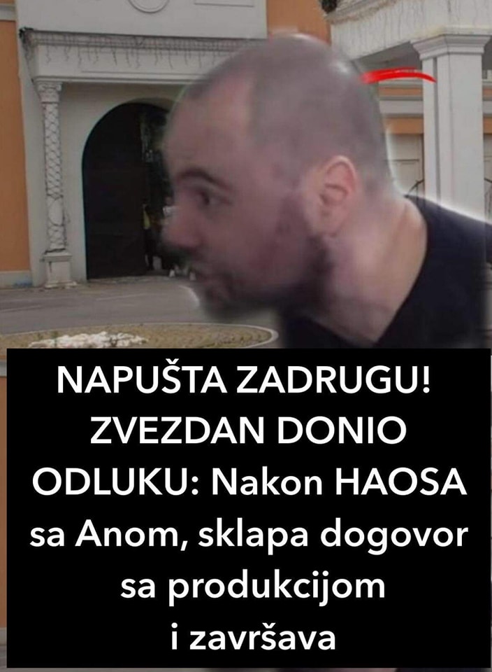 POGLEDAJTE KO NAPUSTA ZADRUGU,ŠOK!