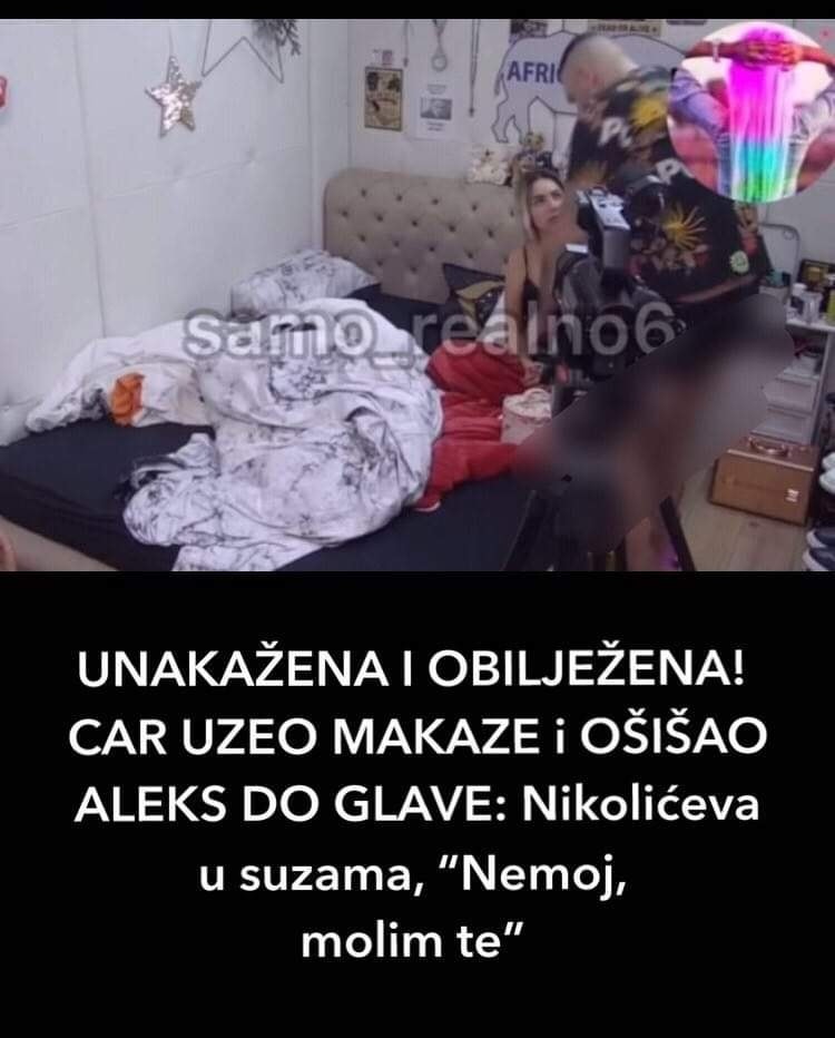 FILIP CAR OŠIŠAO ALEKS DO GLAVE