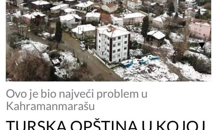 EVO ZBOG ČEGA SE U JEDNOJ OD TURSKIH OPŠTINA TOKOM POTRESA “NE POMJERE NI CIGLE”