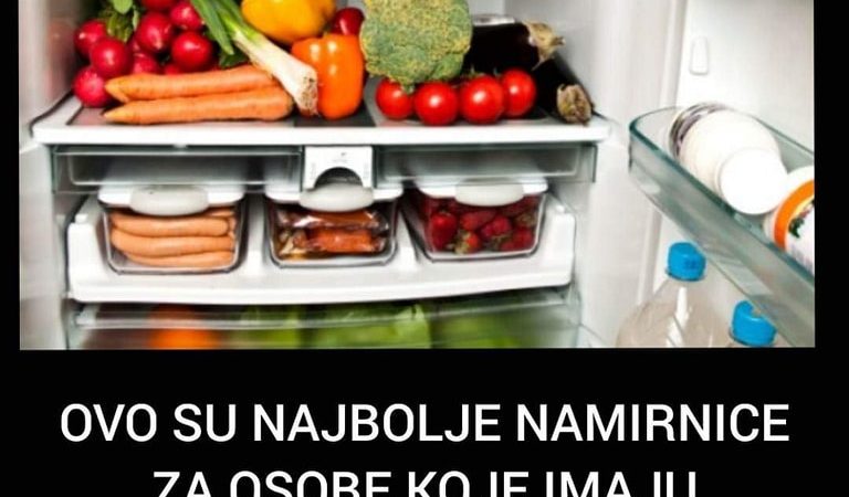 OVO SU NAMIRNICE ZA OSOBE KOJE IMAJU HOLESTEROL U KRVI