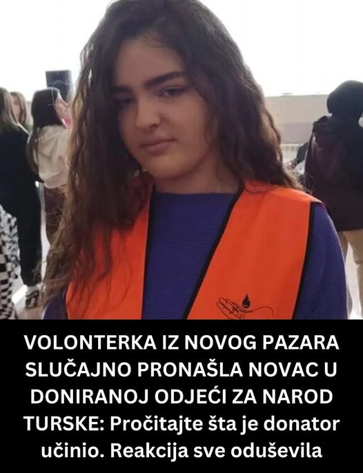 POGLEDAJTE KAKO JE VOLONTERKA PRONASLA NOVAC U ODJECI ZA NAROD TURSKE !