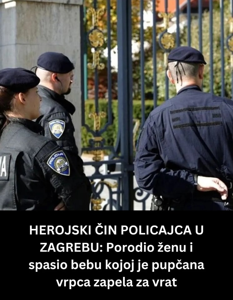 POGLEDAJTE HEROJSKI ČIN POLICAJCA U ZAGREBU
