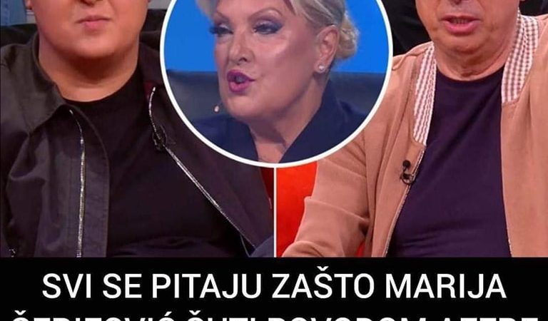 POGLEDAJTE ZASTO MARIJA SERIFOVIC SUTI POVODOM AFERE MITO