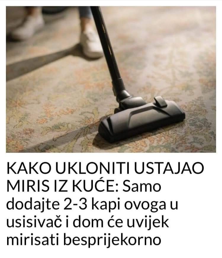 KAKO UKLONITI USTAJAO MIRIS IZ KUĆE