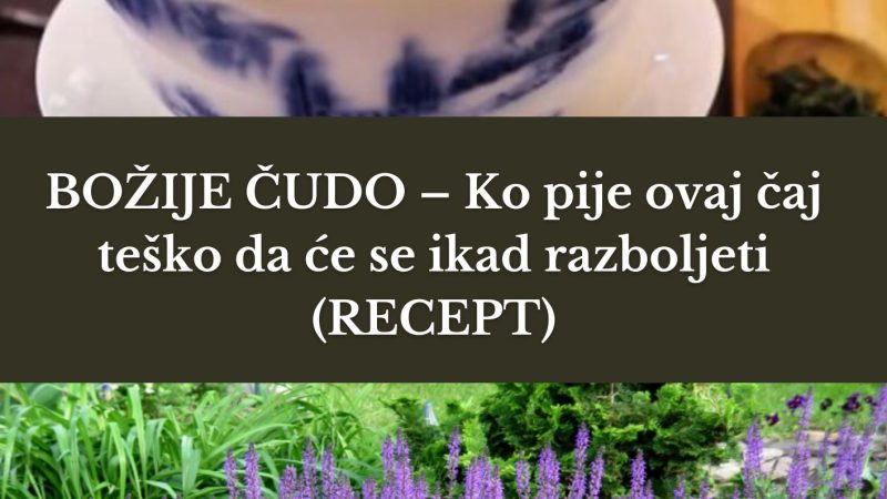 POGLEDAJTE KO  PIJE  OVAJ  ČAJ  TEŠKO  DA ĆE  SE RAZBOLITI