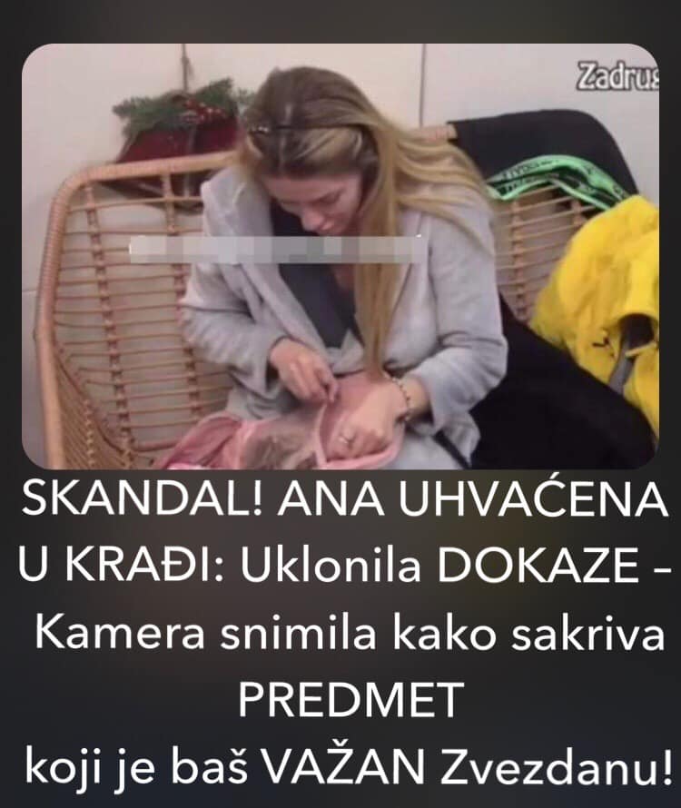 POGLEDAJTE STA SE DESAVA U ZADRUZI,KO JE UHVACEN U KRADJI